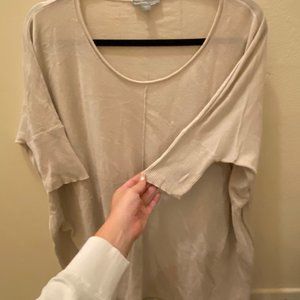 James Perse Oversized Bone Sweater